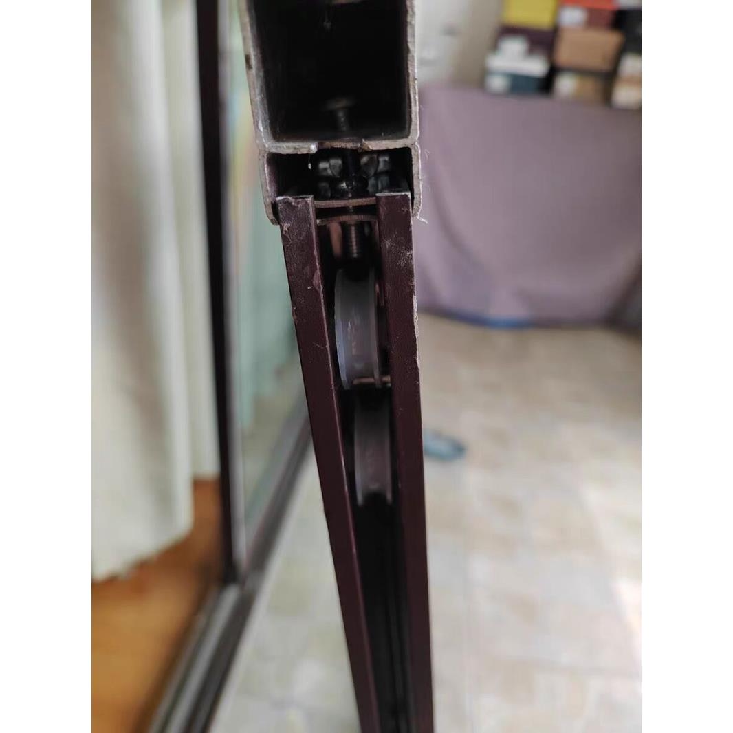 不锈钢玻璃滑轮子滚轮平移窗配件移门轮轨道铜轮铝合金门窗推拉窗