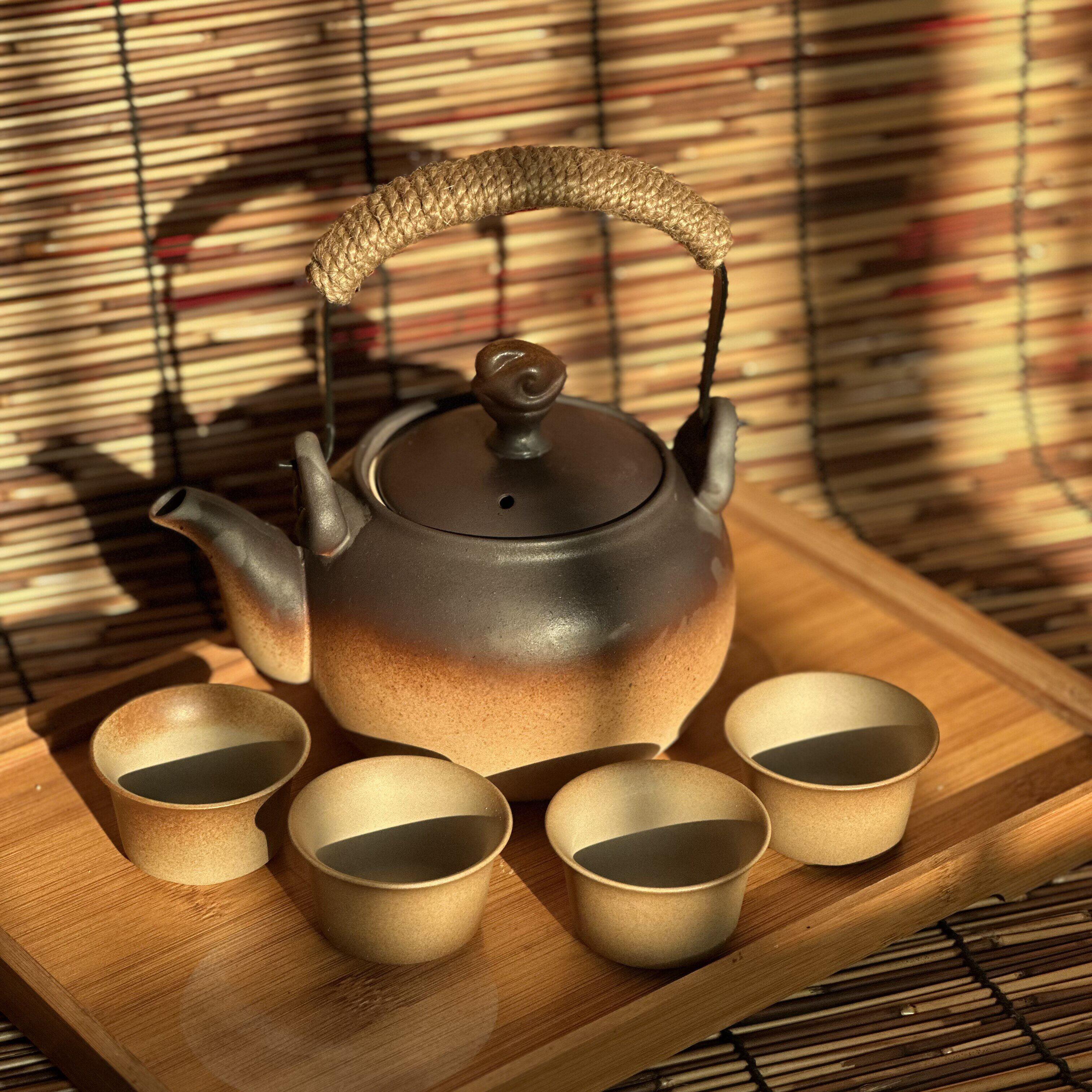 景德镇煮奶茶专用壶罐罐茶煮茶器煮茶炉套装围炉烤茶全套电陶炉室