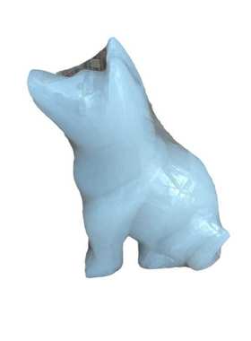 阿富汗玉十二生肖摆件白玉摆件摆台办公家居礼品雕刻工艺品厂家