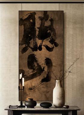 铜版金属过艺宿术画禅意民挂画玄关y-639道茶室高档中古诧寂新风