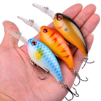 1Pcs Crank Fishing Lure Bait Wobbler 14g 10cm Minnow Isca Ar