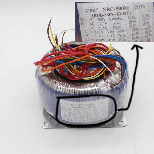 青岛实比特NBC-350/500二保焊机NBC-500M型380V控制变压器