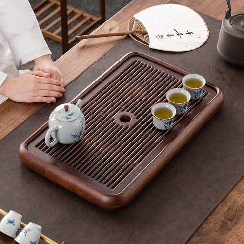 小型高端实木花梨木家用茶盘2026新款干泡茶台托盘客厅储水式茶海