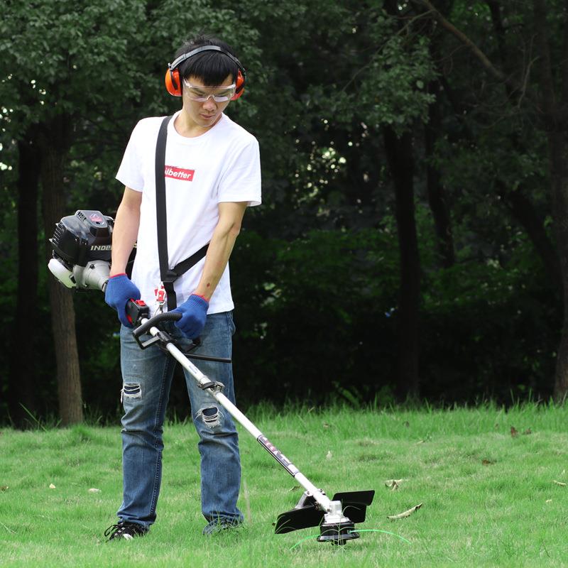 英德尔多功能割草机汽油割灌机5合1四冲程高枝锯打草机修剪草坪机