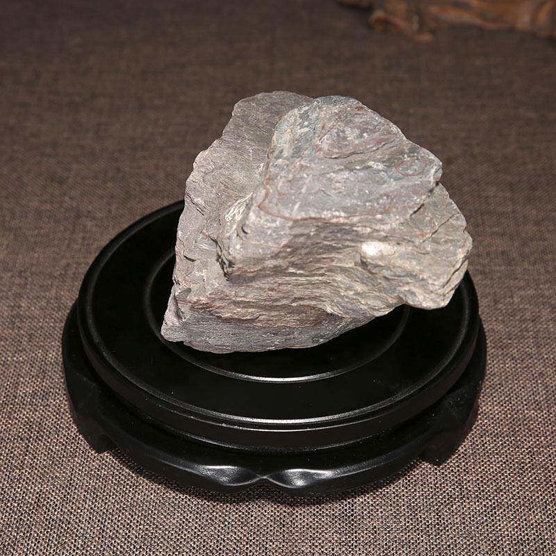 亚光漆木质圆形花瓶木制底托鱼缸花盆奇石玉器装饰托盘酒坛架底座