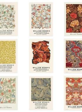 liveart 进口荷兰PSTR Studio复古花卉William Morris原版装饰画