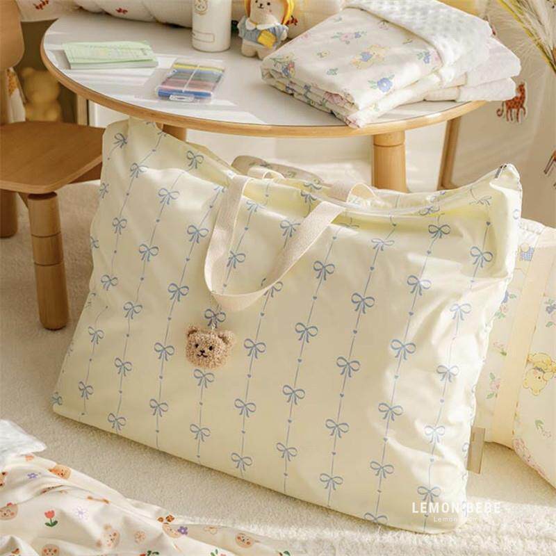韩国ins幼儿园被子收纳袋宝宝儿童被子床品衣物收纳手提包枕头包