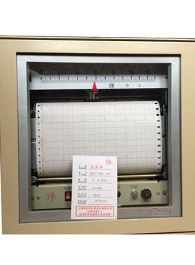 上海大华XWFJ-300中型长图自动平衡记录调节仪K型12有纸曲线打印