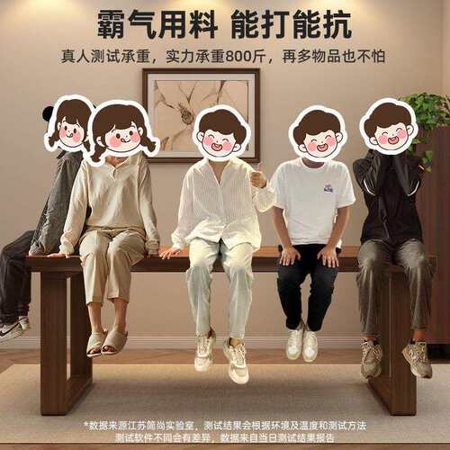 实木书桌去客厅化大长书桌阅读学习桌家用双人电脑工作台长条桌子