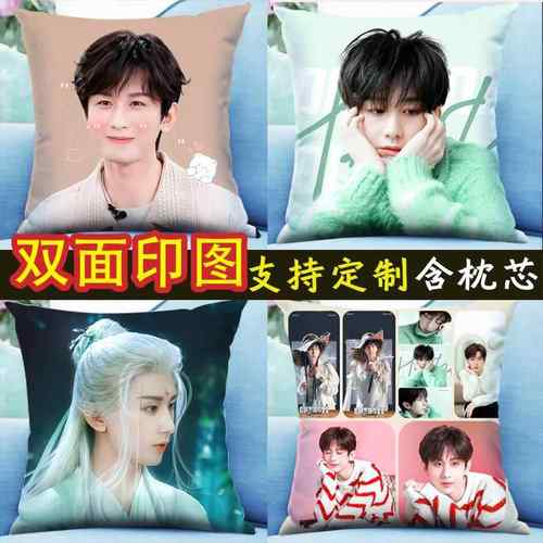 成毅抱枕diy定制莲花楼周边双面可印照片自定义头像人形被子两用