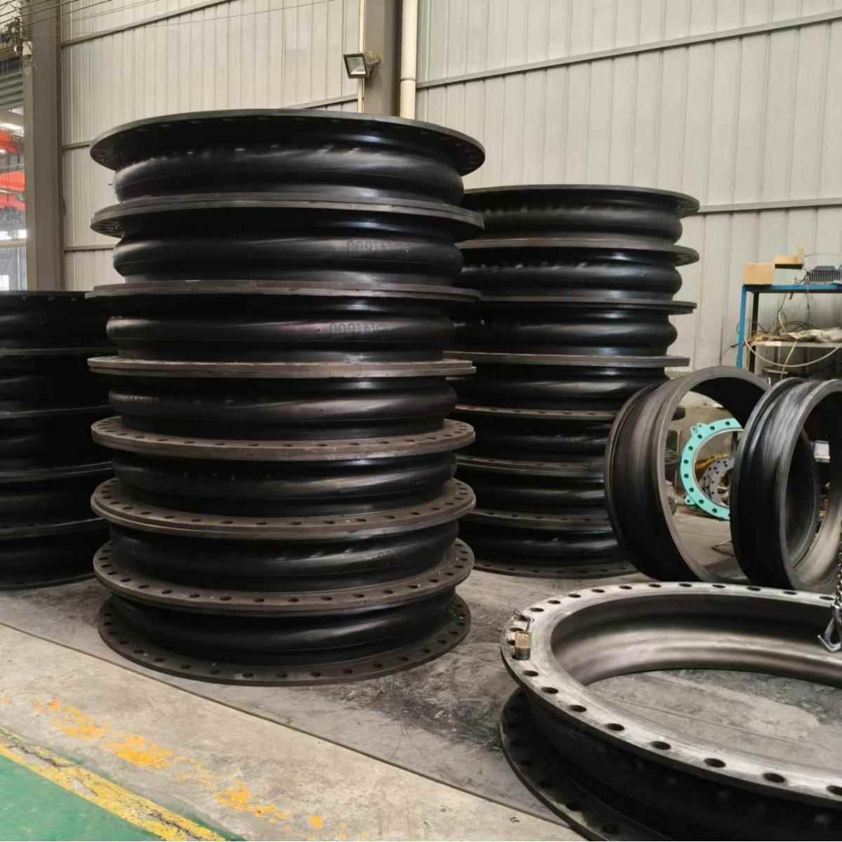 大口径KD翻F大遍曲挠单球橡胶软连接头耐酸碱软接补偿YRZ器防可水