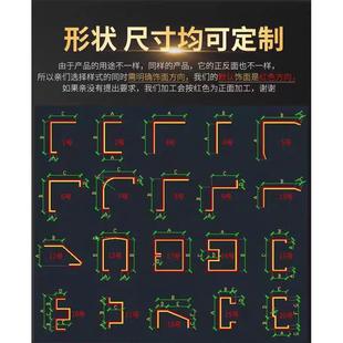 304不锈钢收边条定制门套凹型槽异型包边条拉弯圆弧悬吊式天花板