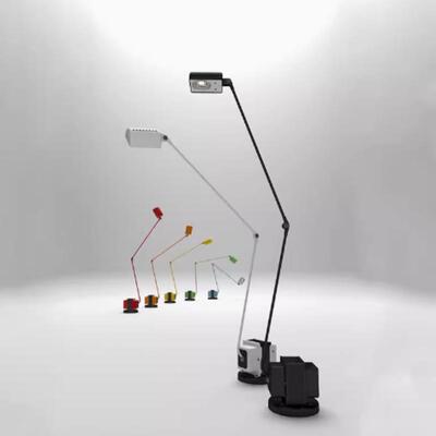 意大利LuminaDaphine马达摇臂落地灯复古客厅中古工业风沙发灯具