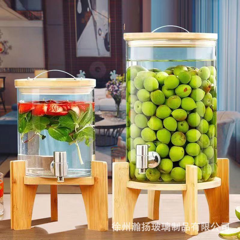 玻璃可乐桶料桶带饮龙头商用柠檬004水汁果罐大封容量密酵素桶泡