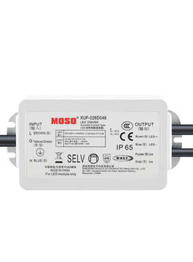 MOSO茂硕XUP-018D/026D/036D/042W防水LED电源驱动器28~48V镇流器