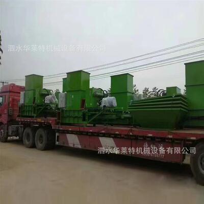 全自动青储秸秆压红薯渣中压块机 麦秸锯末木屑刨花打捆装袋机