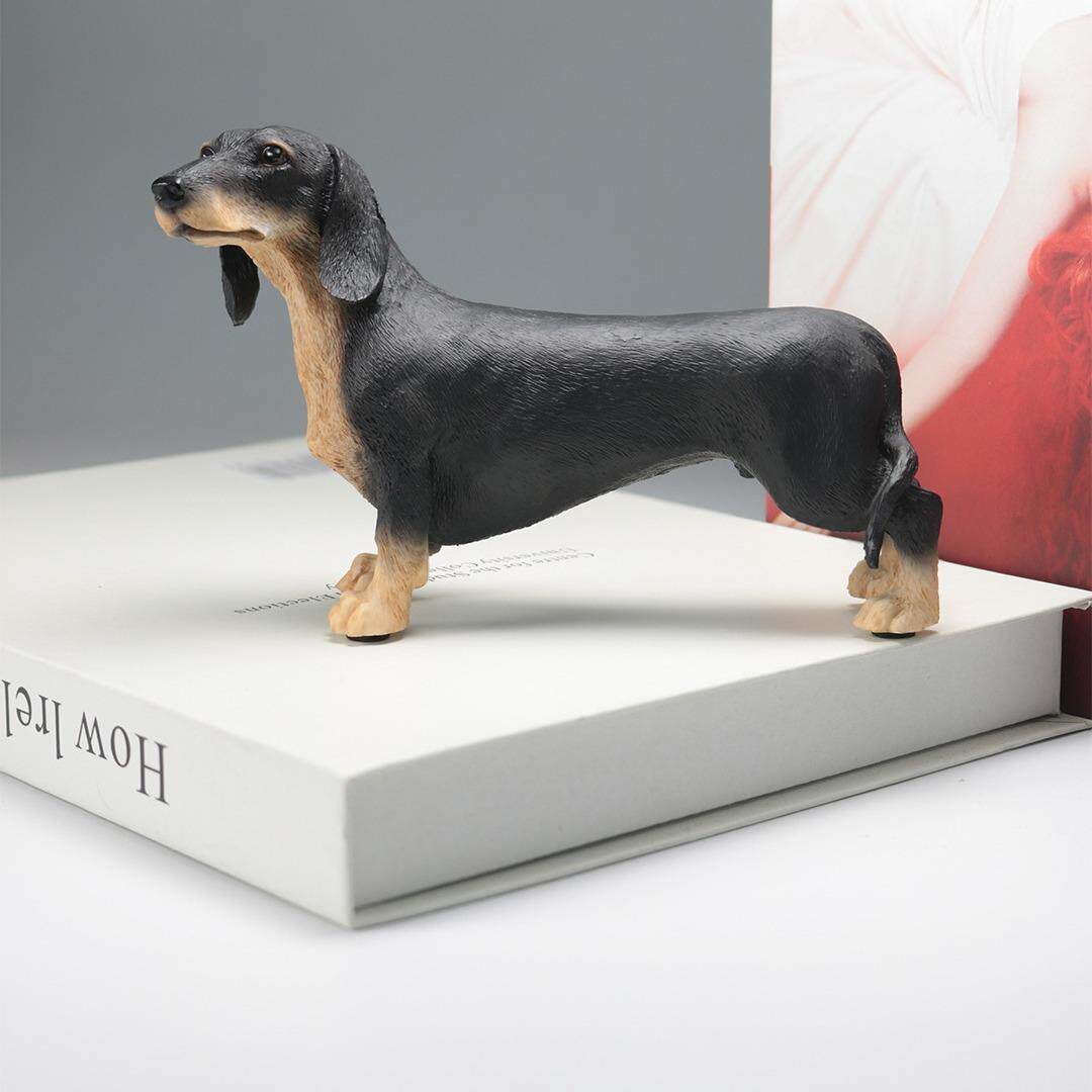 品模玩仿真肠腊犬狗J074模车载摆质件树脂型工艺品