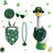 跨境爱尔兰圣帕特里克节门廊鹅服饰四件套17至23寸门廊鹅服饰