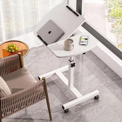 Foldable Laptop Desk Bedside Table 360 Degree Rotatable Port