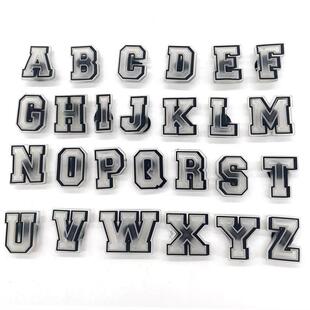 1pcs Decorations DIY Luminous Charms Croc Shoe Letter For