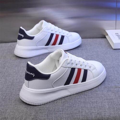 香港小白鞋夏季百搭男鞋厚底增高休闲轻便男女情侣鞋软底运动板鞋