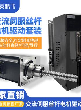 60高压交流伺服滚珠丝杆电机驱动器套装恒力矩高精度大功率厂家
