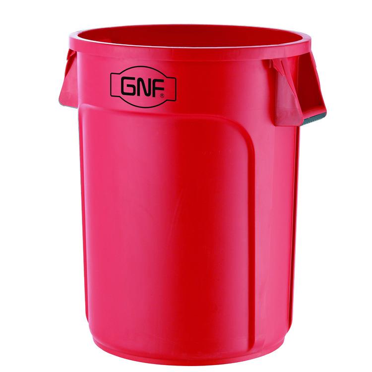 GN5升F塑料圆7形储物桶加厚带盖化工业物业厨房餐厨余垃桶12圾ST7