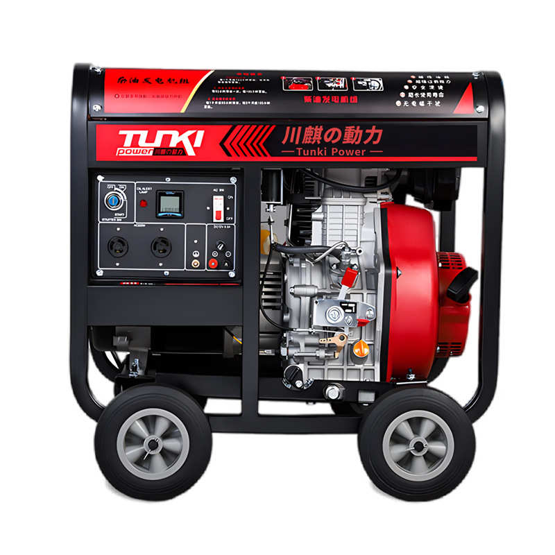 柴油发电机组家用220v小型15千瓦/6/8千瓦10KW单220v三相380v纯铜