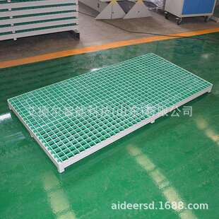田字型玻璃钢格栅车铣机床脚踏板按需加工CNC加工中心登高踏台