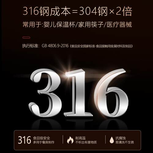 316L不锈钢筷子勺子套装外带便携盒学生餐具套装一人用叉子三件套