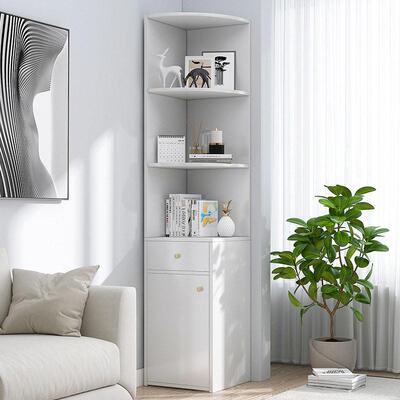 Corner cabinet side cabinet storage rack and storage cabinet