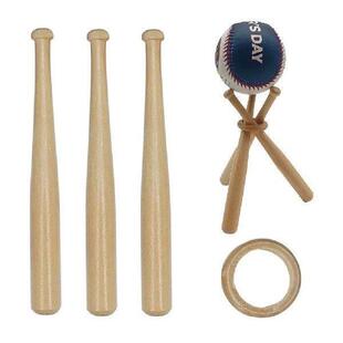 Tennis Mini Wooden Golf Stand with Display Baseball Ball