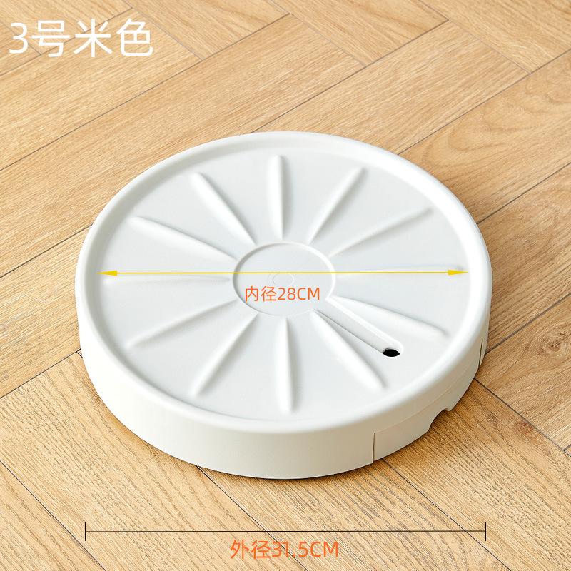 移动花盆托盘滑轮底座万向花瓶