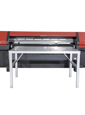 工业平板材喷绘机2米无纺布匹背景墙3D打印直喷导带数码印花机2M