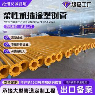 现货燃气涂覆钢管DN150DN200DN250抗UV抗紫外线燃气涂覆钢管厂家