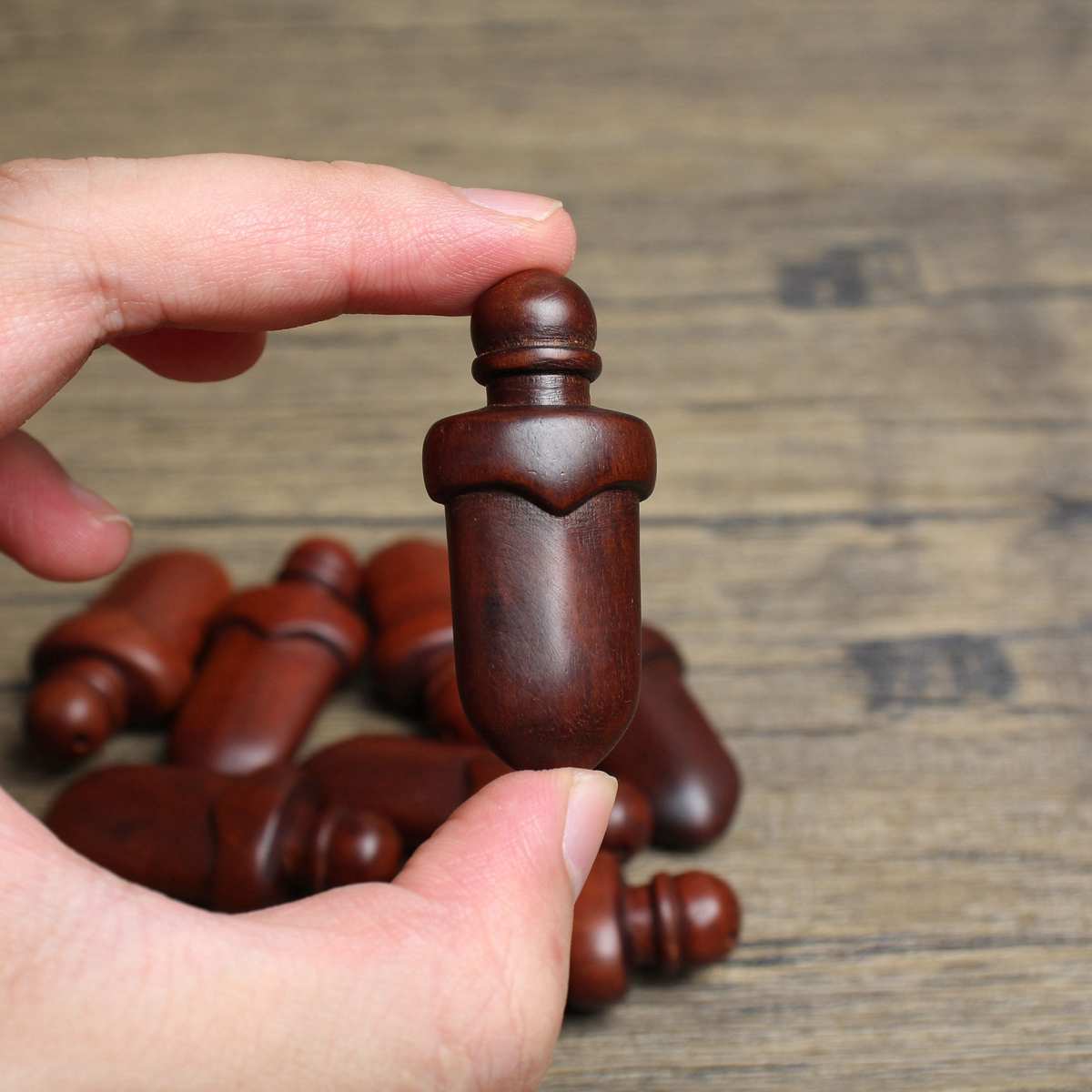 雷击枣木小剑挂件吊坠道家法器随身配饰老料深色精雕手工打磨直播