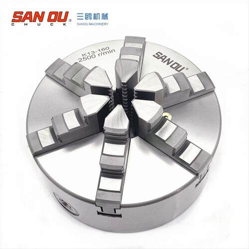sanou六爪卡盘K1100125160200250204006爪卡盘三欧