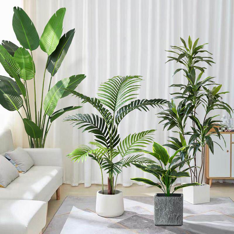 旅人蕉彷真绿色植物大型北欧室内用客厅落地盆栽摆件装饰植物假树