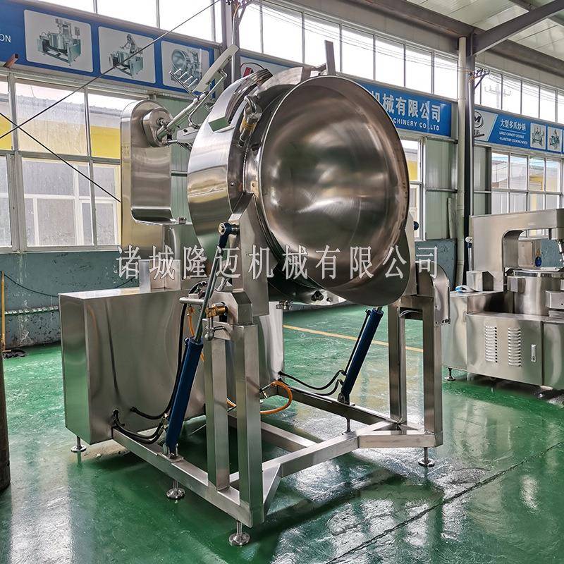 香辣酱豆豉酱炒料机滑子菇金针菇酱料炒锅沙茶酱多爪搅拌炒料机