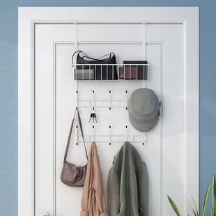 门后挂钩挂衣架加长高卧室门背挂衣勾门上收纳置物架房门口挂繁星