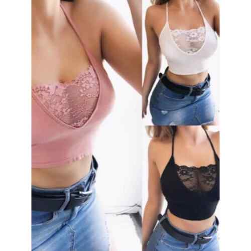 European and American sexy lingerie 露背吊带百搭内衣短款上衣