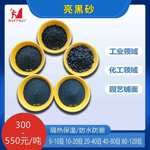 金刚砂亮黑砂钢渣耐磨地坪喷砂除锈人造石端仿石用混凝土