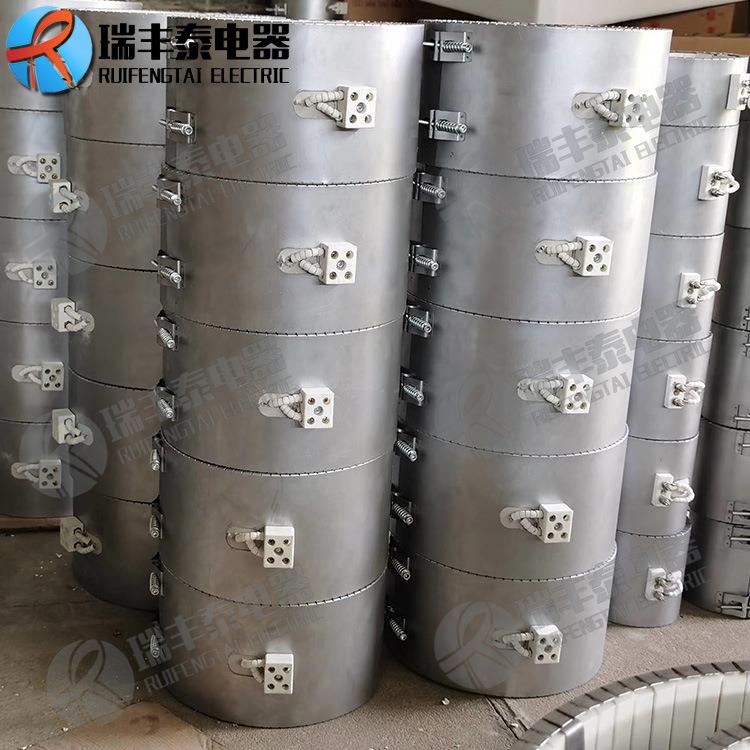 陶瓷加热圈注塑机挤出机风冷罩壳发热圈高温圈65熔喷布炮筒加热圈
