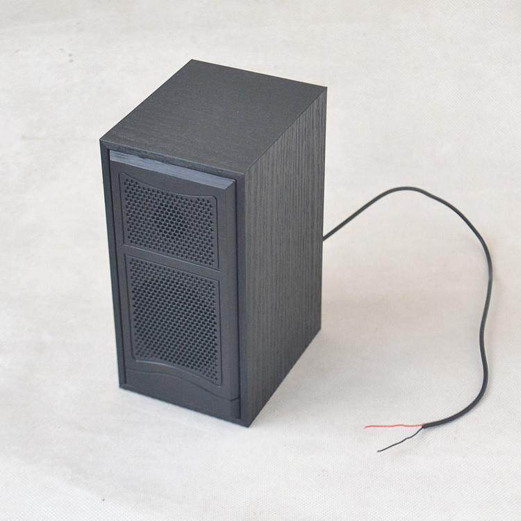 加工木制无源音频低音炮DIY小扬声器小功率放大器板电脑小扬声器3