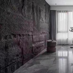 聚氨脂pu文化石电视背景墙人造蘑菇石流水石面包石pu石皮防水