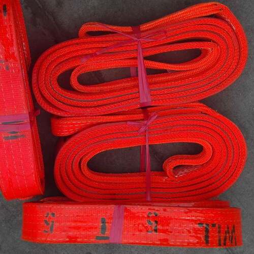 供应SW088设计定做各种规格双扣防割吊带厂家直销玻璃吊带