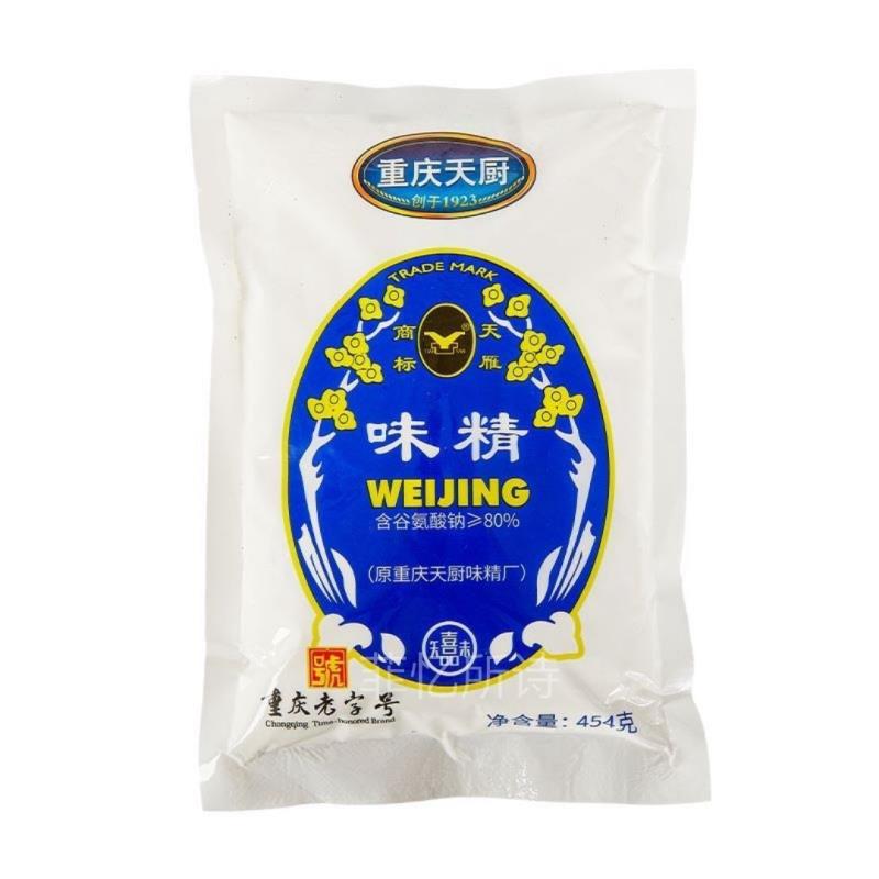 正宗重庆天厨味精粉末状超细加盐味精商用多规格天雁粮食味粉老式