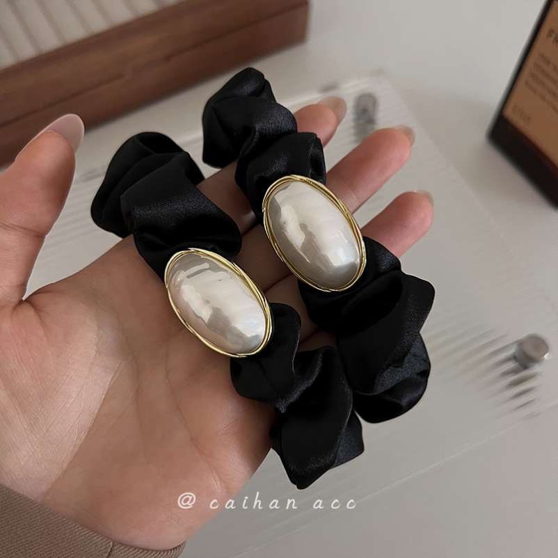 韩版质感头饰高弹力皮筋扎头发女小肠发圈后脑勺盘发丸子头头绳