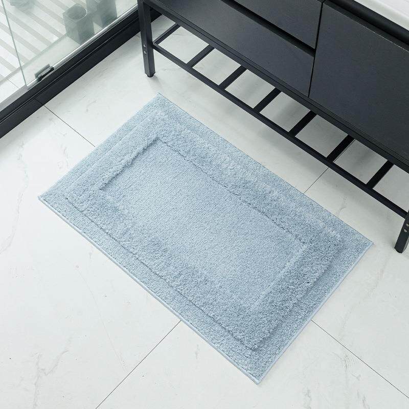 大达地垫家居浴室地垫强吸水植绒卫生间门口防滑垫速干脚垫外贸