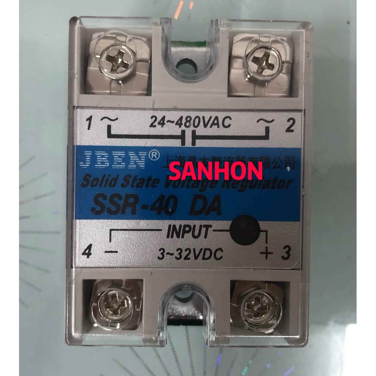JBEN晶本固态继电器SSR-40DA SSR-10DA SSR-25DA SSR-60DA SSR-80